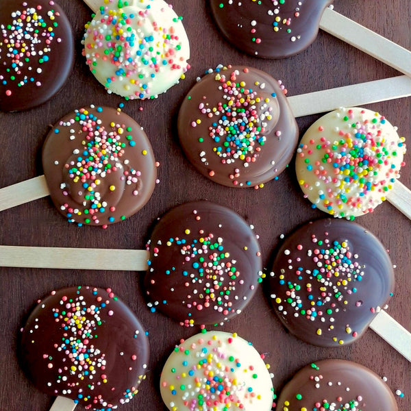 Rainbow Pops - Temper Temper Fine Chocolate